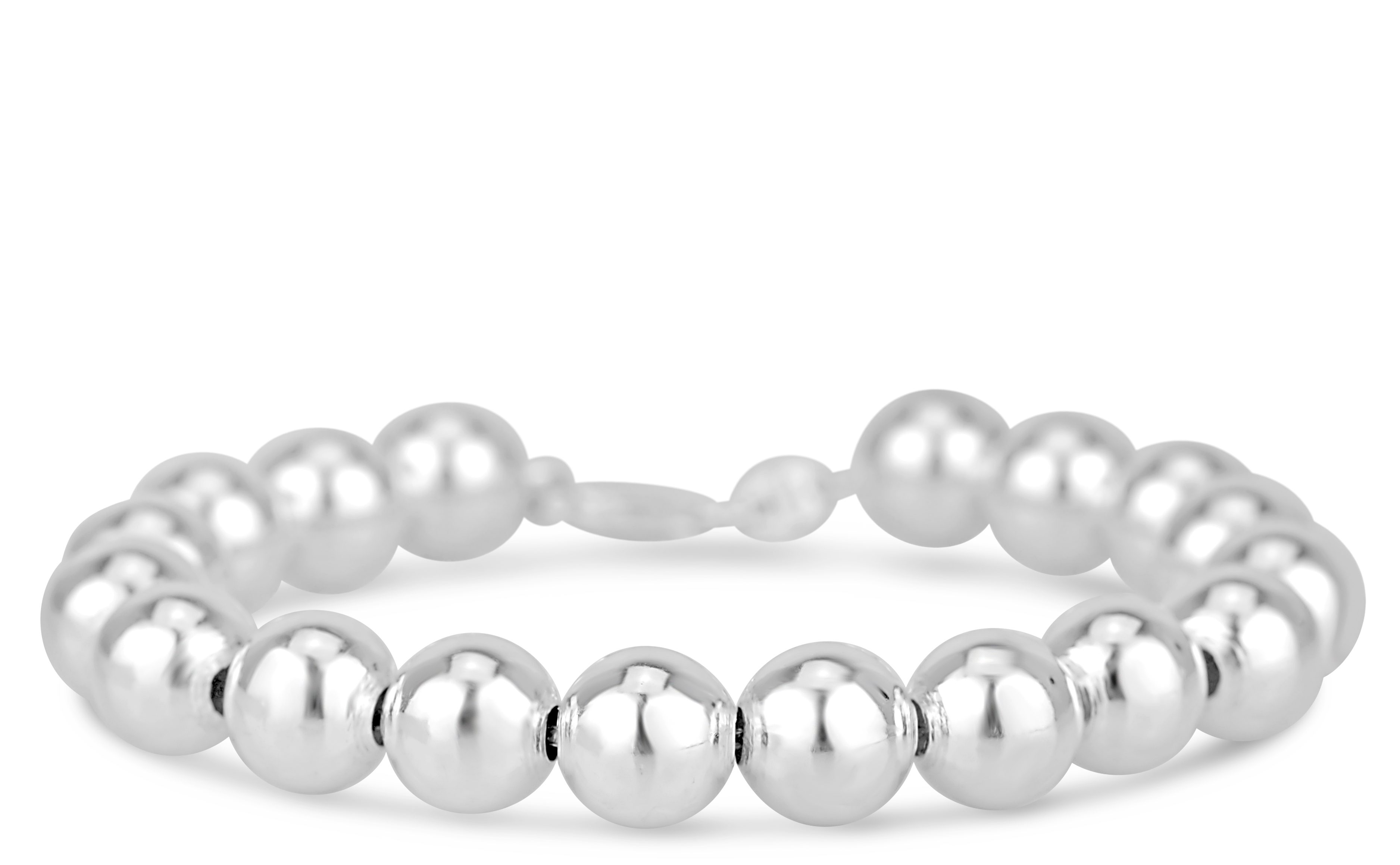 Ball Bead Bracelet Edwards Davies Ball Bead Bracelet Sterling Silver With 10mm Beads