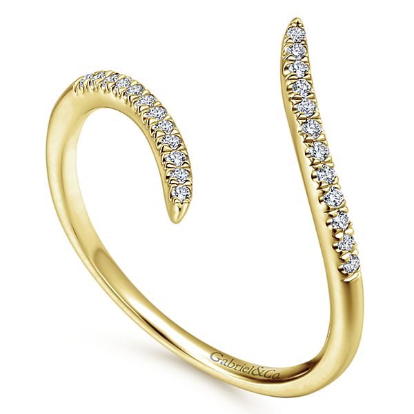 Diamond Ladies Gold Statement Ring Gabriel LR51052Y45JJ-1