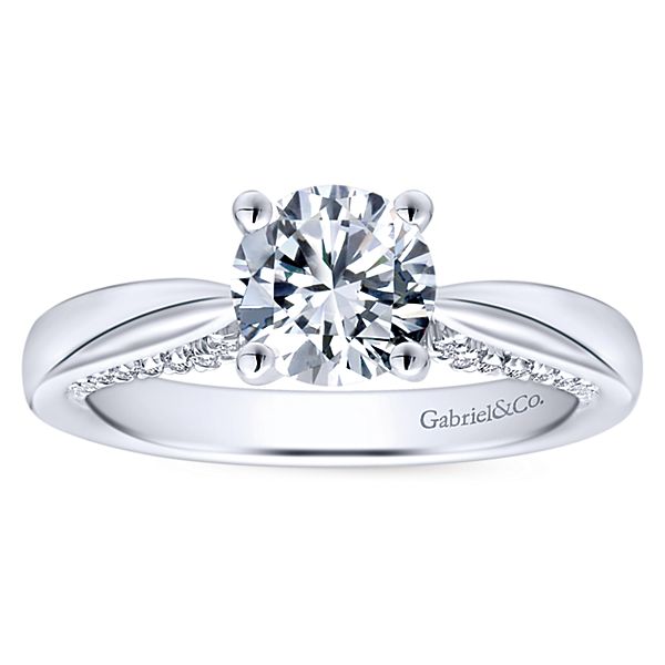 Gabriel and co alder engagement ring diamond solitaire mount ER12602R4W44JJ-1