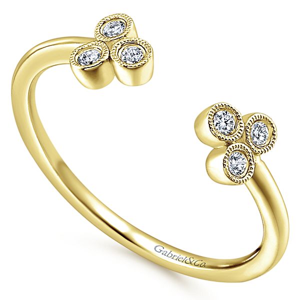 Diamond 14k Yellow Gold Ladies Ring Gabriel LR51034Y45JJ