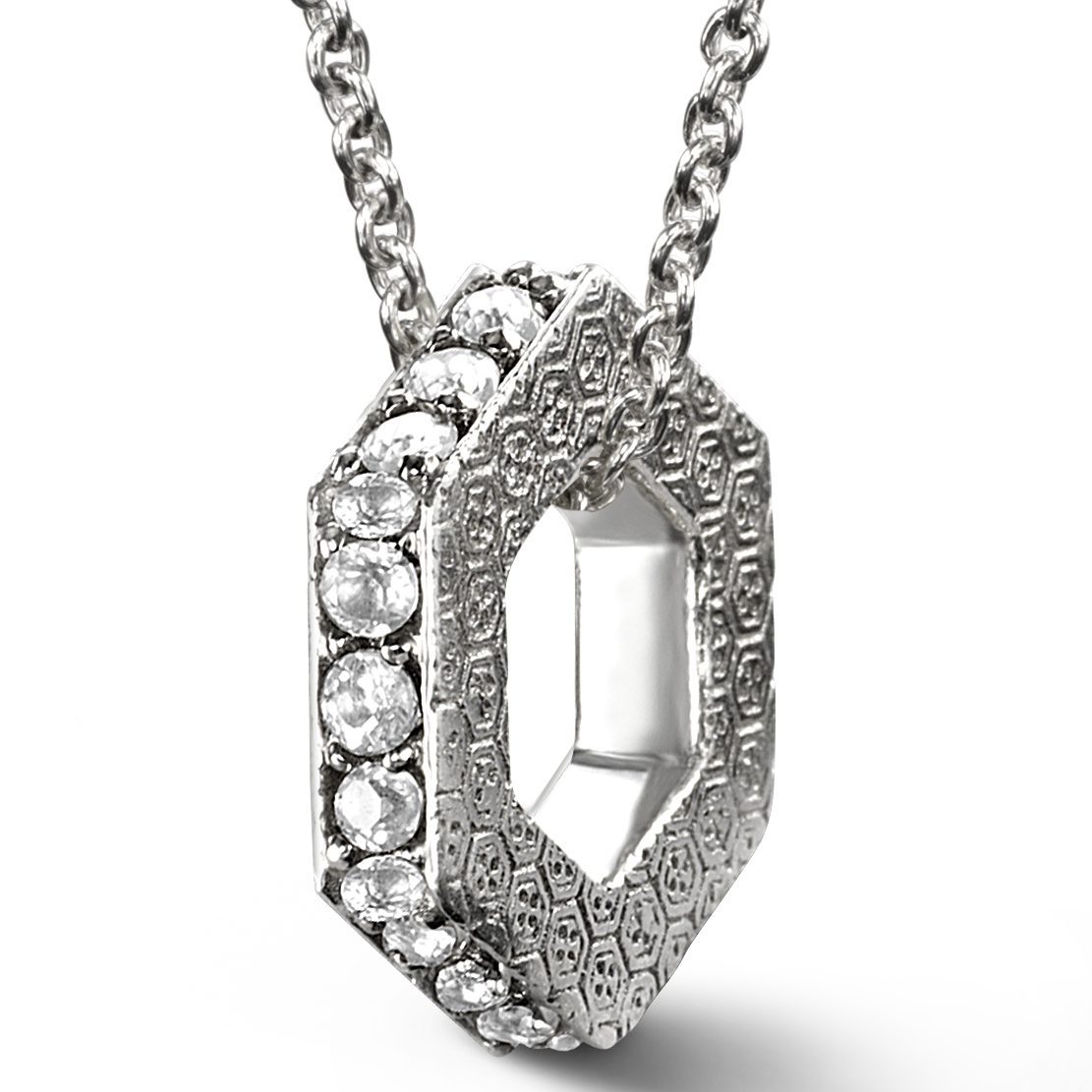 april white topaz keepsake charm mom birthstone necklace pendant