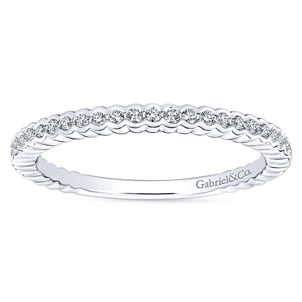14k white gold gabriel and co bezel set fine diamond stacking wedding ring anniversary band LR51171W45JJ-3