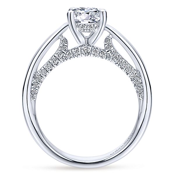 Engagement ring diamond solitaire mount Gabriel and co alder ER12602R4W44JJ-1