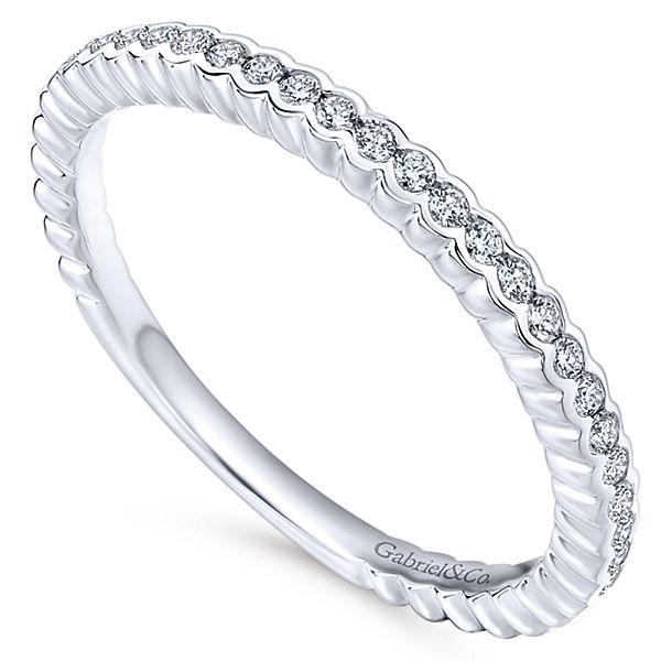 diamond 14k white gold bezel set fine stacking wedding ring anniversary band gabriel and co LR51171W45JJ-3