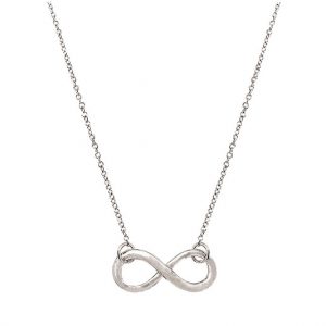 infinity sign pendant necklace n-1105 sterling silver