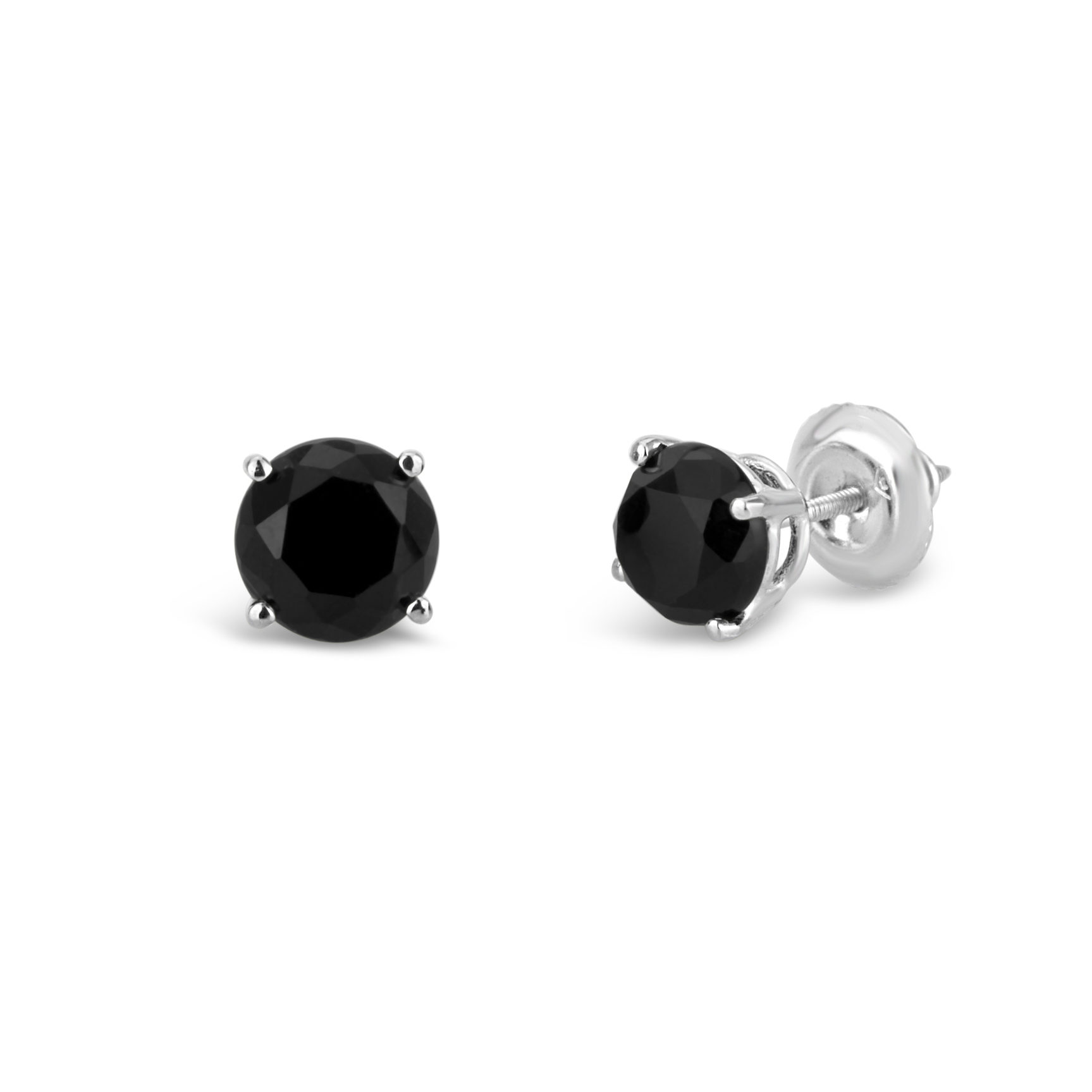 White Gold Onyx Stud Earrings Edwards Davies White Gold Onyx Stud Earrings Edwards Davies