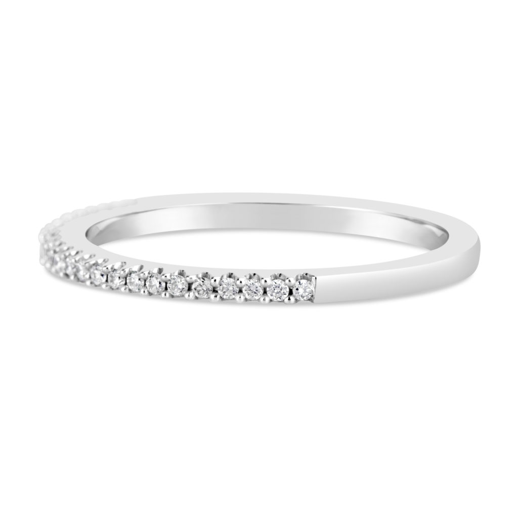 14k white gold wedding ring anniversary band fine diamond band