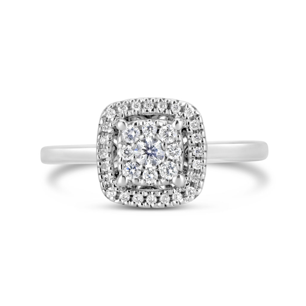 white gold diamond cluster halo engagement ring diamond cluster ring white gold engagement ring