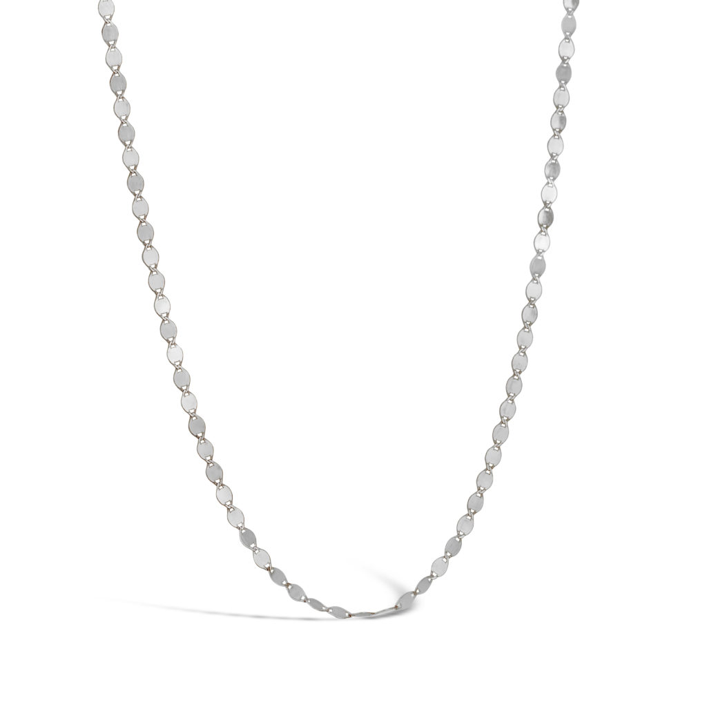 white gold choker style necklace 10k white gold necklace white gold layering necklace