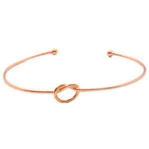 Rose Gold love knot bracelet