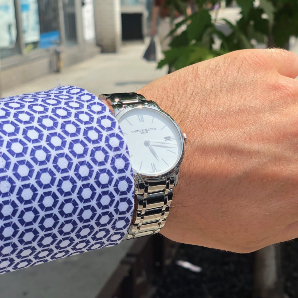 Baume and Mercier Classima Silver Stainless Steel Geneve