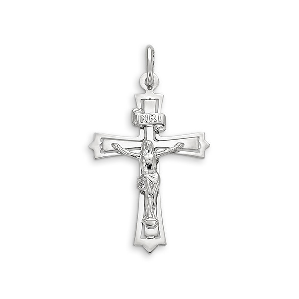 White Gold Crucifix | Edwards & Davies Fine Jewellery