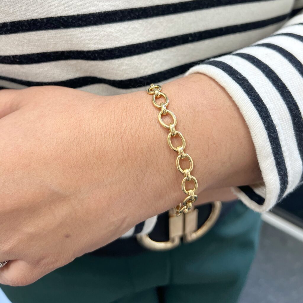 Links of London Yellow Gold Toggle Bracelet