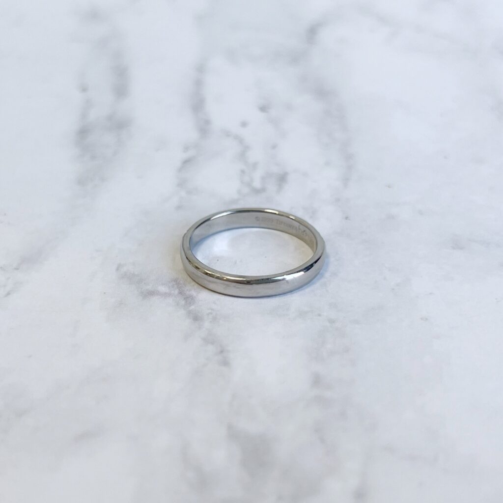 platinum Tiffany and co diamond wedding ring