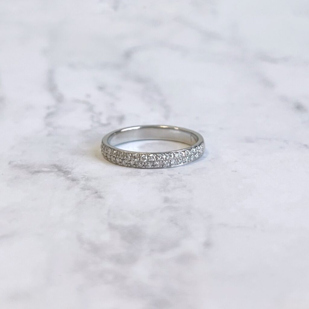 platinum Tiffany and co diamond wedding ring