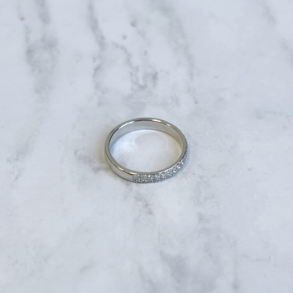 platinum Tiffany and co diamond wedding ring