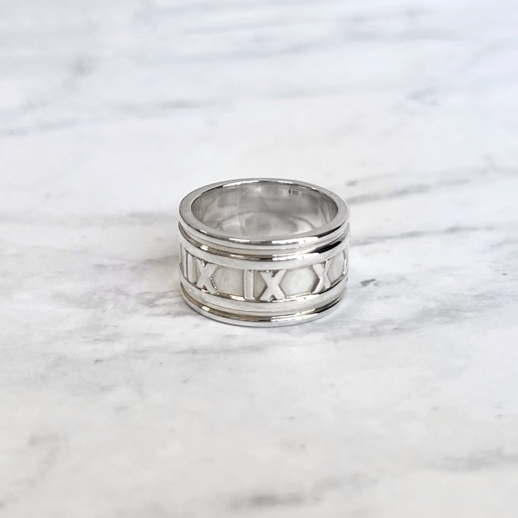 RG01613 Tiffany & co sterling silver atlas ring