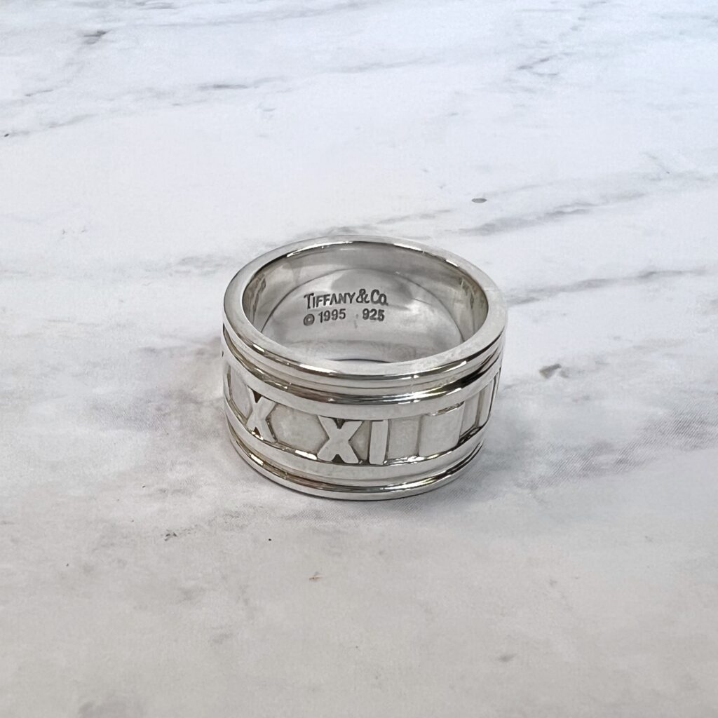 RG01613 Tiffany & co sterling silver atlas ring side 2