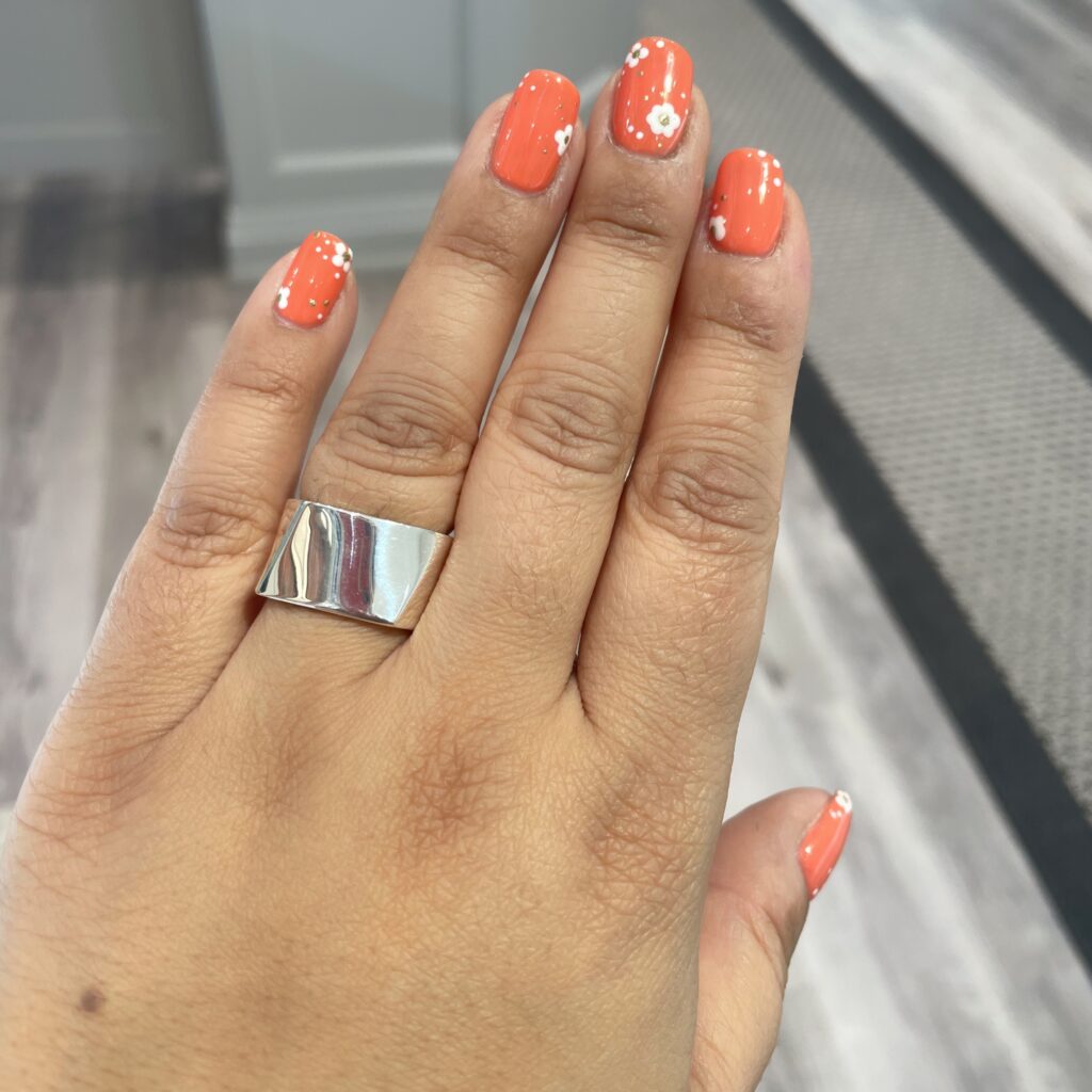 model Tiffany and co sterling silver wide torque ring