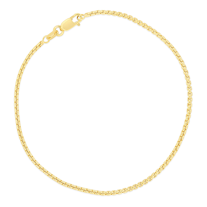 yellow gold fancy link chain bracelet