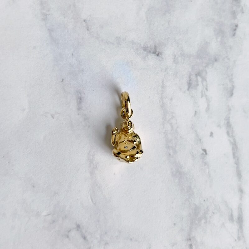 links of London 18k gold buddha pendant charm