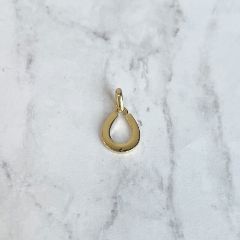 links of London 18k gold horseshoe pendant charm