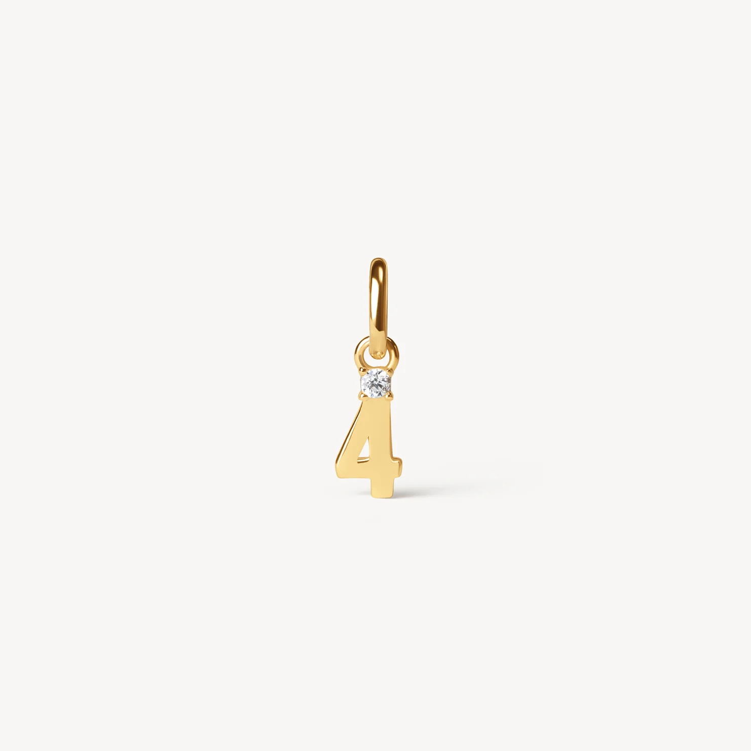 number 4 charm hillberg and berk gold vermeil