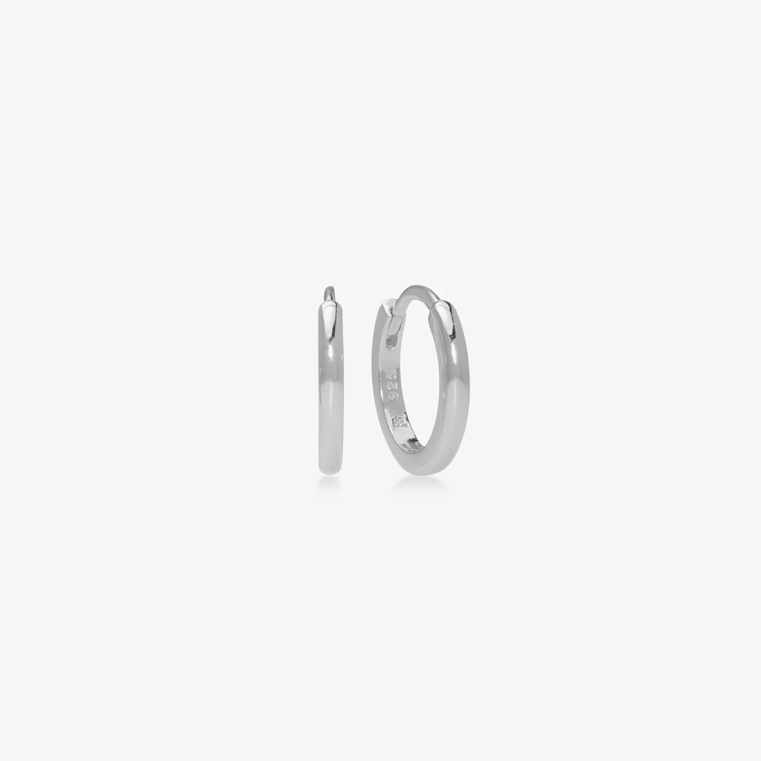 Mini Hoop Earrings hillberg and berk sterling silver