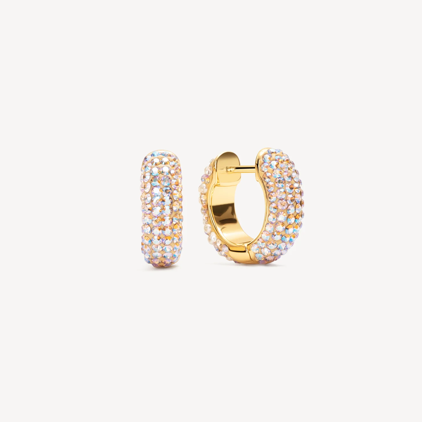 Sea Salt & Ocean Blush Hoops hillberg and berk back