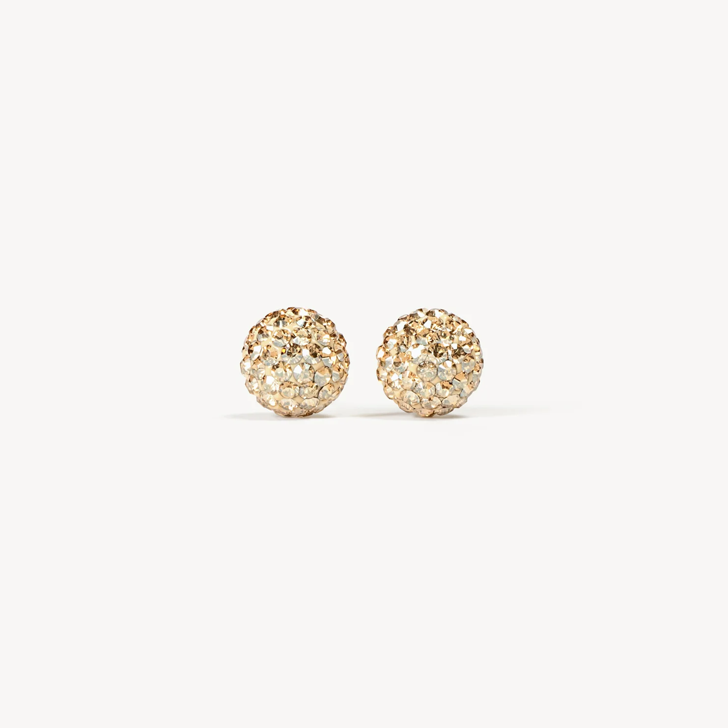 Small Birthstone November Sparkle Ball Stud Earrings hillberg and berk
