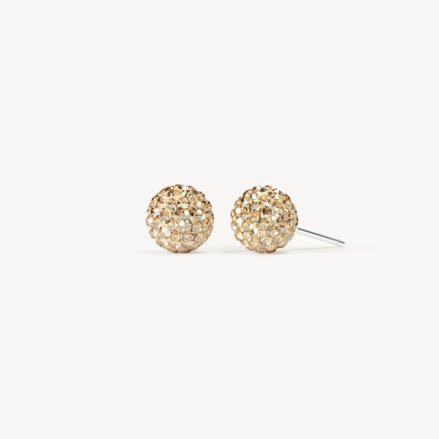 Ssmall Birthstone november side Sparkle Ball Stud Earrings hillberg and berk