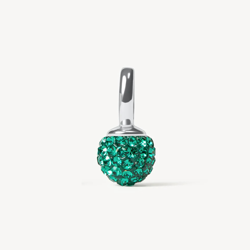 May birthstone sparkle ball charm emerald hillberg and berk May birthstone sparkle ball charm emerald hillberg and berk
