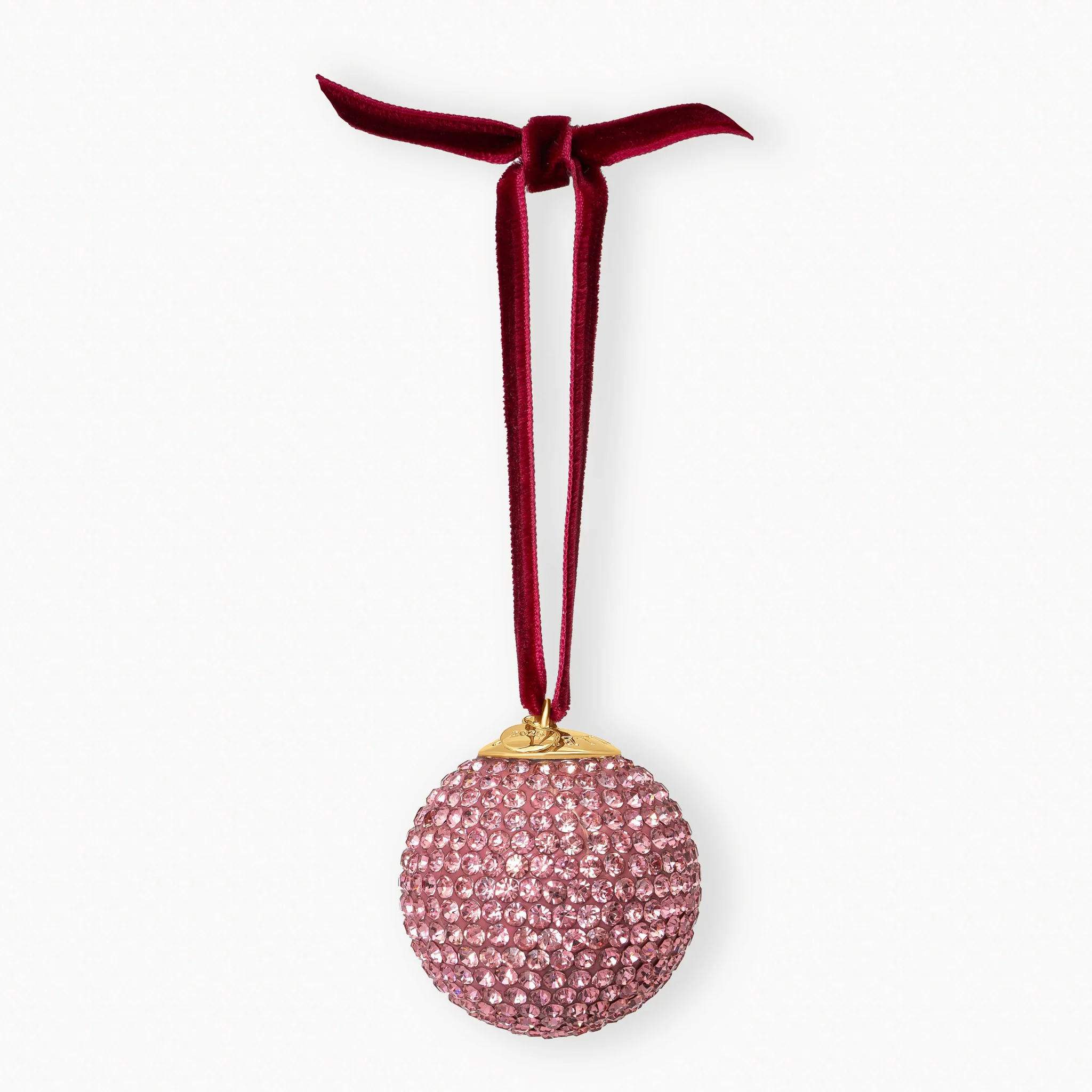 Crystal ball ornament blush pink hillberg and berk Crystal ball ornament blush pink hillberg and berk