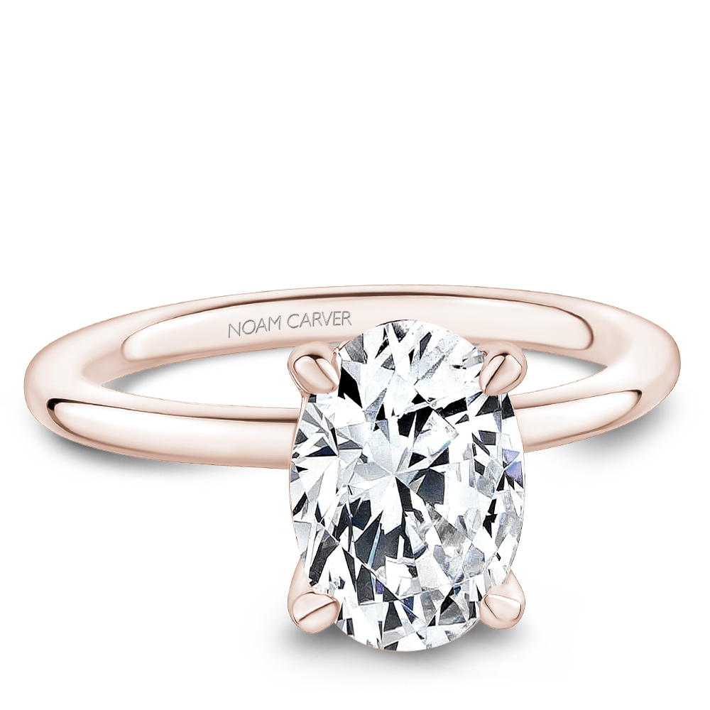 Noam Carver Oval Solitaire Engagement Ring - Image 5