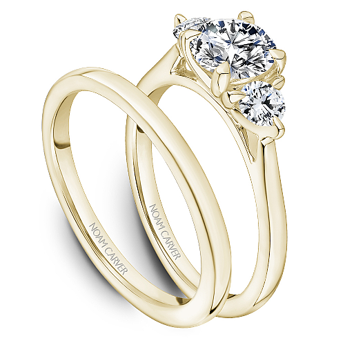 Noam Carver Three Diamond Engagement Ring - Image 6
