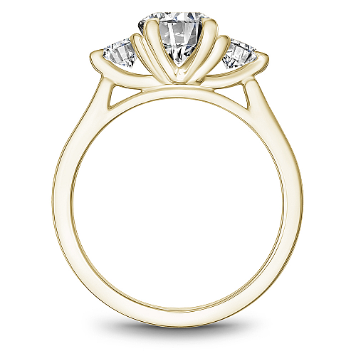 Noam Carver Three Diamond Engagement Ring - Image 4