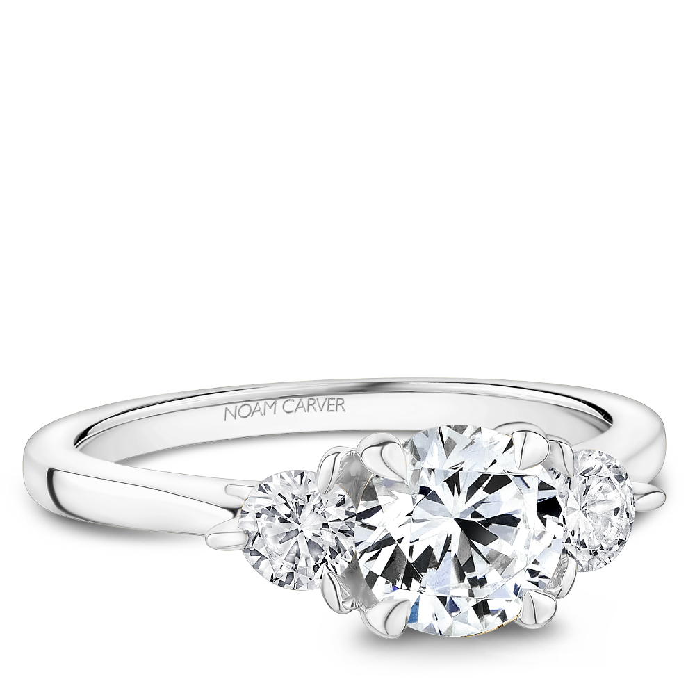 Noam Carver Three Diamond Engagement Ring - Image 7