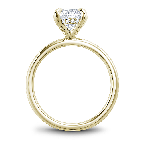 Noam Carver Oval Hidden Halo Engagement Ring - Image 4