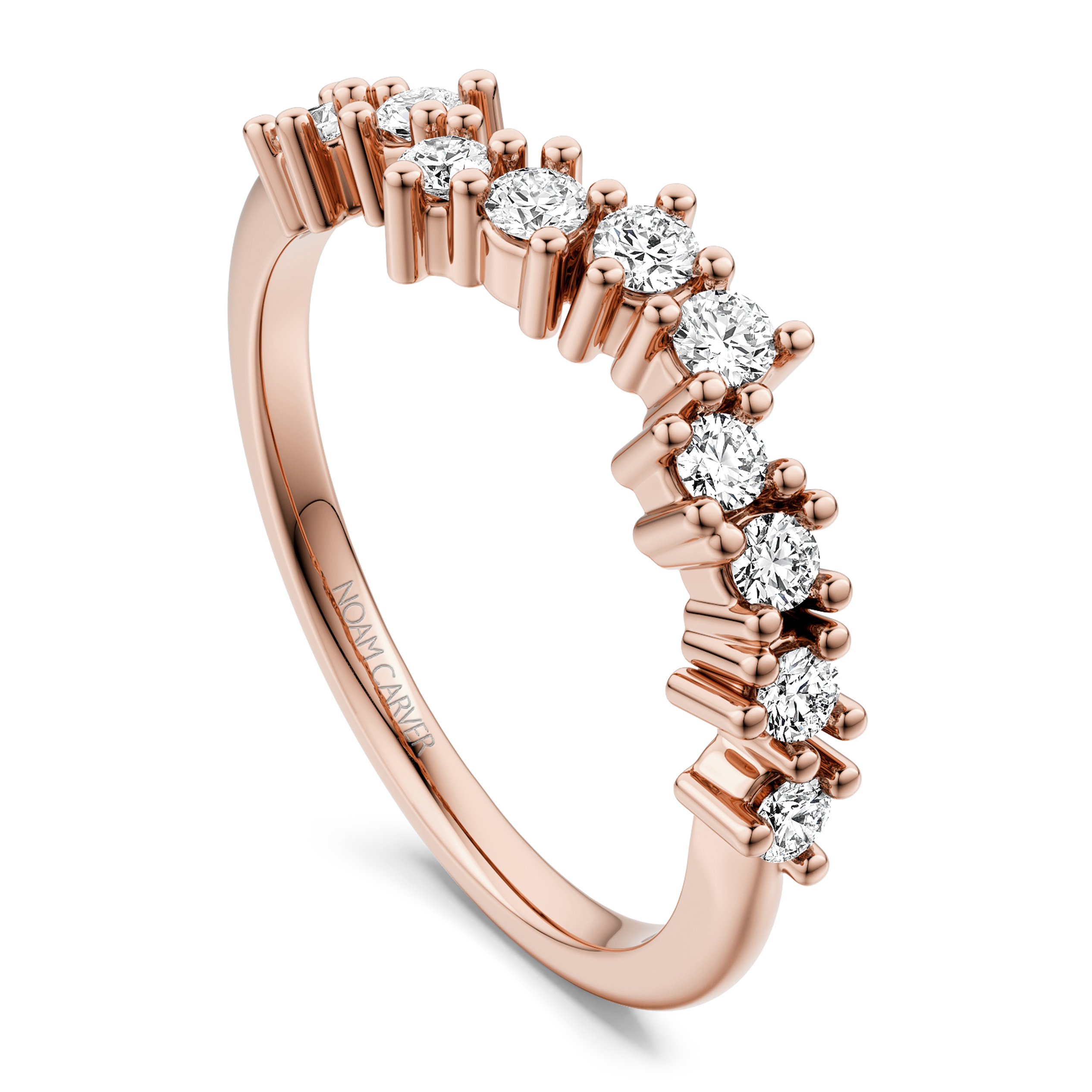 Noam Carver Scattered Diamond Band - Image 4