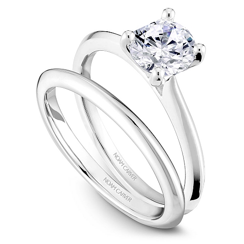 Noam Carver Round Solitaire Engagement Ring - Image 6