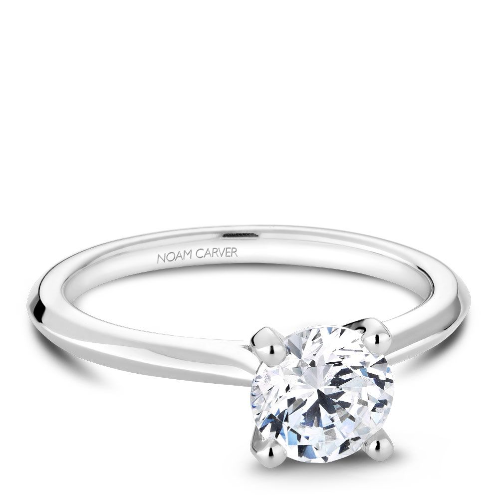 Noam Carver Round Solitaire Engagement Ring - Image 2