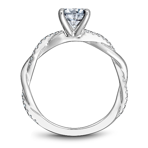 Noam Carver Diamond Twist Band Engagement Ring - Image 4
