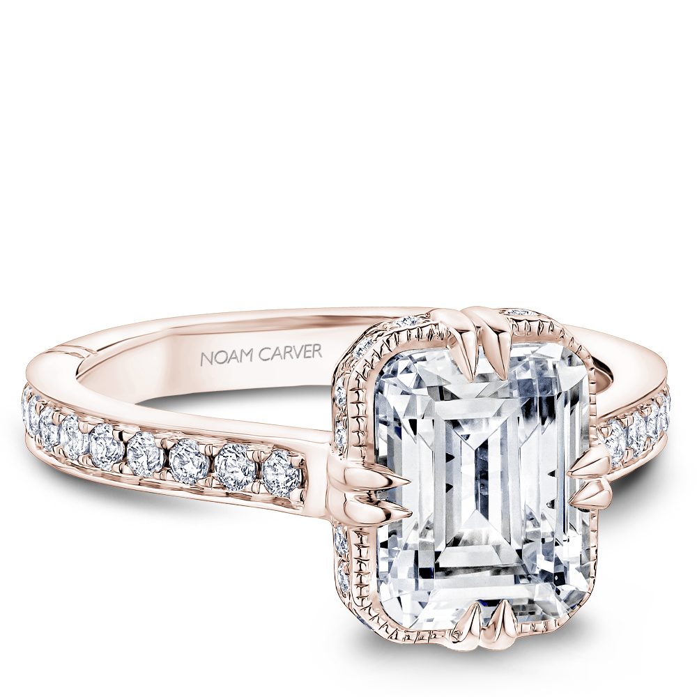 Noam Carver Emerald Cut Engagement Ring - Image 5