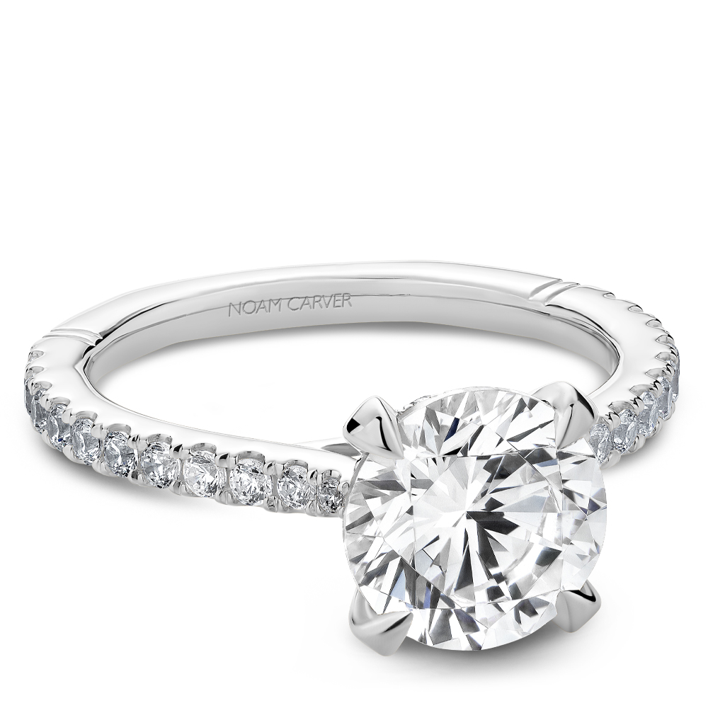Noam Carver Hidden Halo Engagement Ring - Image 2