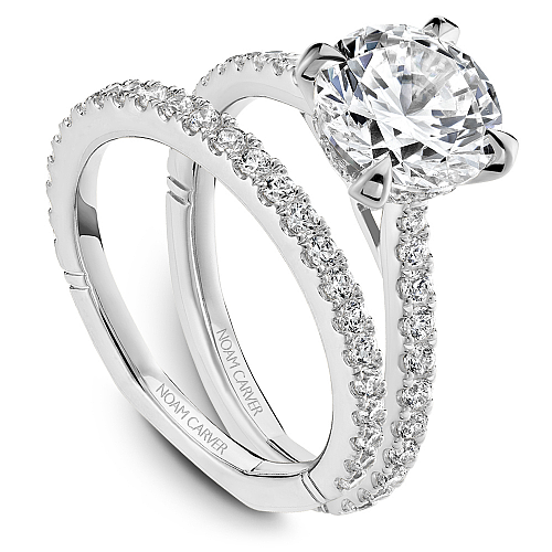 Noam Carver Hidden Halo Engagement Ring - Image 7