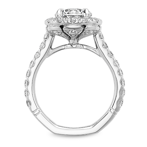 Noam Carver Diamond Halo Engagement Ring - Image 4