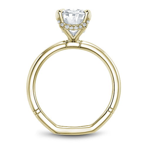 Noam Carver Oval Hidden Halo Engagement Ring - Image 6