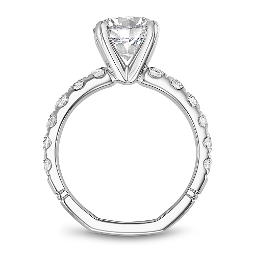 Noam Carver Round Diamond Band Engagement Ring - Image 4