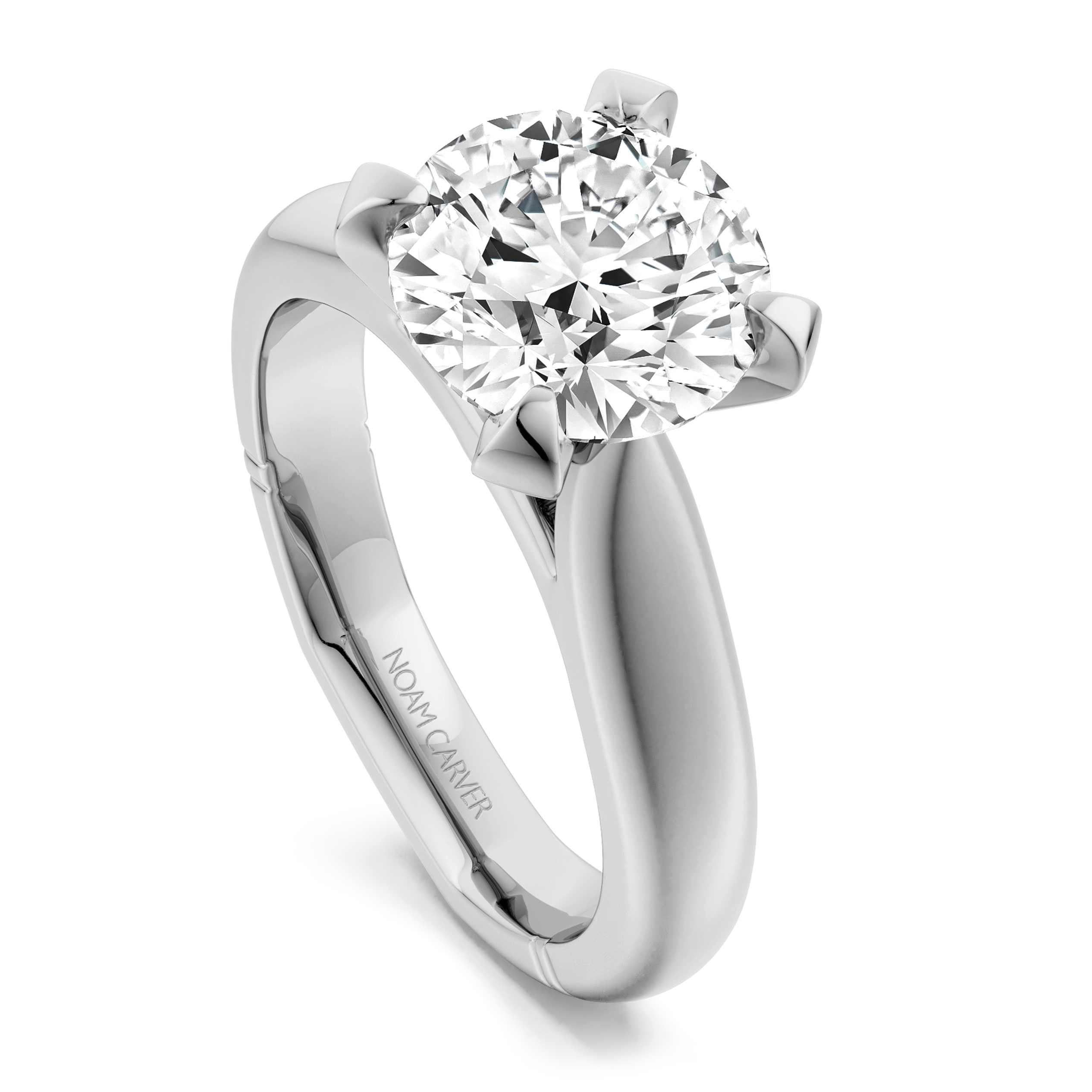 Noam Carver Solitaire Engagement Ring - Image 6
