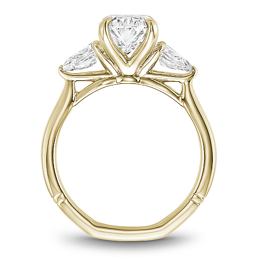 Noam Carver Oval and Pear Trinity Engagement Ring - Image 6